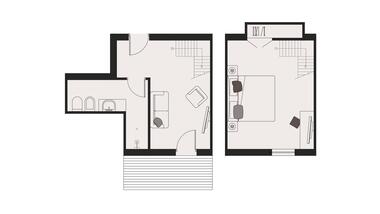 Room floor plan Kronplatz Suite Hotel ANDER