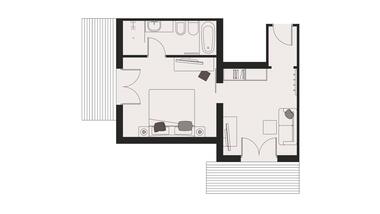 Room floor plan Dolomiti Suite Hotel ANDER